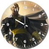 black adam rock e8 wall clock