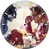 iron man and batman id wall clock