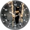 wonder woman minimalism si wall clock
