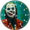 joker smile laugh art eo wall clock