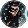 catwoman digital artwork fv wall clock