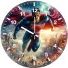 superman the mighty warrior id wall clock