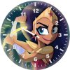 wonder woman day ze wall clock