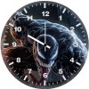 venom alongside avengers tower uf wall clock