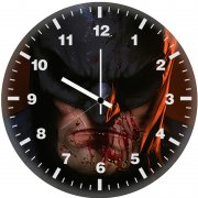 batman bleeding 4c wall clock