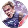 captain america with power stone hy wall clock