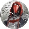 red hood gun uz wall clock