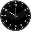 batman dark logo jx wall clock