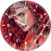 art wonder woman 9u wall clock