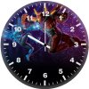 blue beetle art hg wall clock