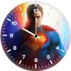 superman from cape to vengeance in red pg wall clock
