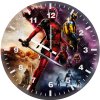 deadpool and wolverine retro fusion lj wall clock