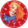 supergirl portrait minimal n8 wall clock