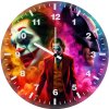 batman and joker unlikely alliance fa wall clock