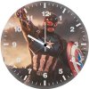 captain america shield infinity gauntlet 7k wall clock