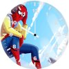spiderman listening to music no wall clock