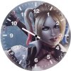 art new harley quinn pu wall clock