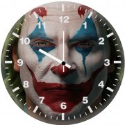the joker joaquin phoenix 4kdigital art sh wall clock