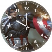 arts captain america ix wall clock