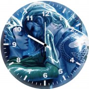 aquaman and mera romance o3 wall clock