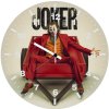 joker icon of power bl wall clock