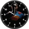 superman blue hj wall clock
