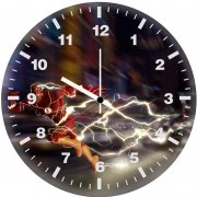 the flash run cn wall clock