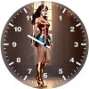 wonder woman the iconic amazonian warrior 6u wall clock