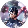 captain america iron man gb wall clock