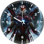 iron man come by us wall clock