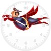 spiderman relaxing flying 6j wall clock