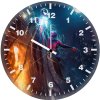 versus the spider a heroic showdown zx wall clock