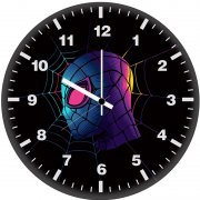 spiderman minimal artwork rk wall clock