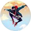 the ultimate spider man miles morales zk wall clock