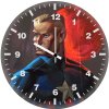 captain america fan art xw wall clock