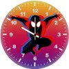 spiderman vibrant art h1 wall clock