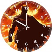 the batman dark art 3j wall clock