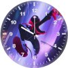 spiderverse fan art 9c wall clock
