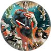 art justice league sq wall clock