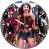 justice league team art y5 wall clock