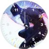 black panther comic art fm wall clock