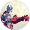 captain america suit cool artwork dy wall clock