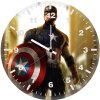avengers age of ultron captain america artwork 6c wall clock