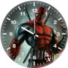 deadpool digital art 05 wall clock