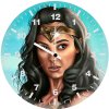 wonder woman comic art ux wall clock