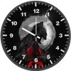 batman superman minimal art ij wall clock