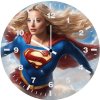 supergirl embracing the skies x1 wall clock