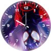 spiderman jumping down mv wall clock