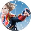 captain marvel art h7 wall clock
