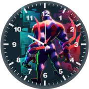 the spiderman 2099 new artwork sz wall clock